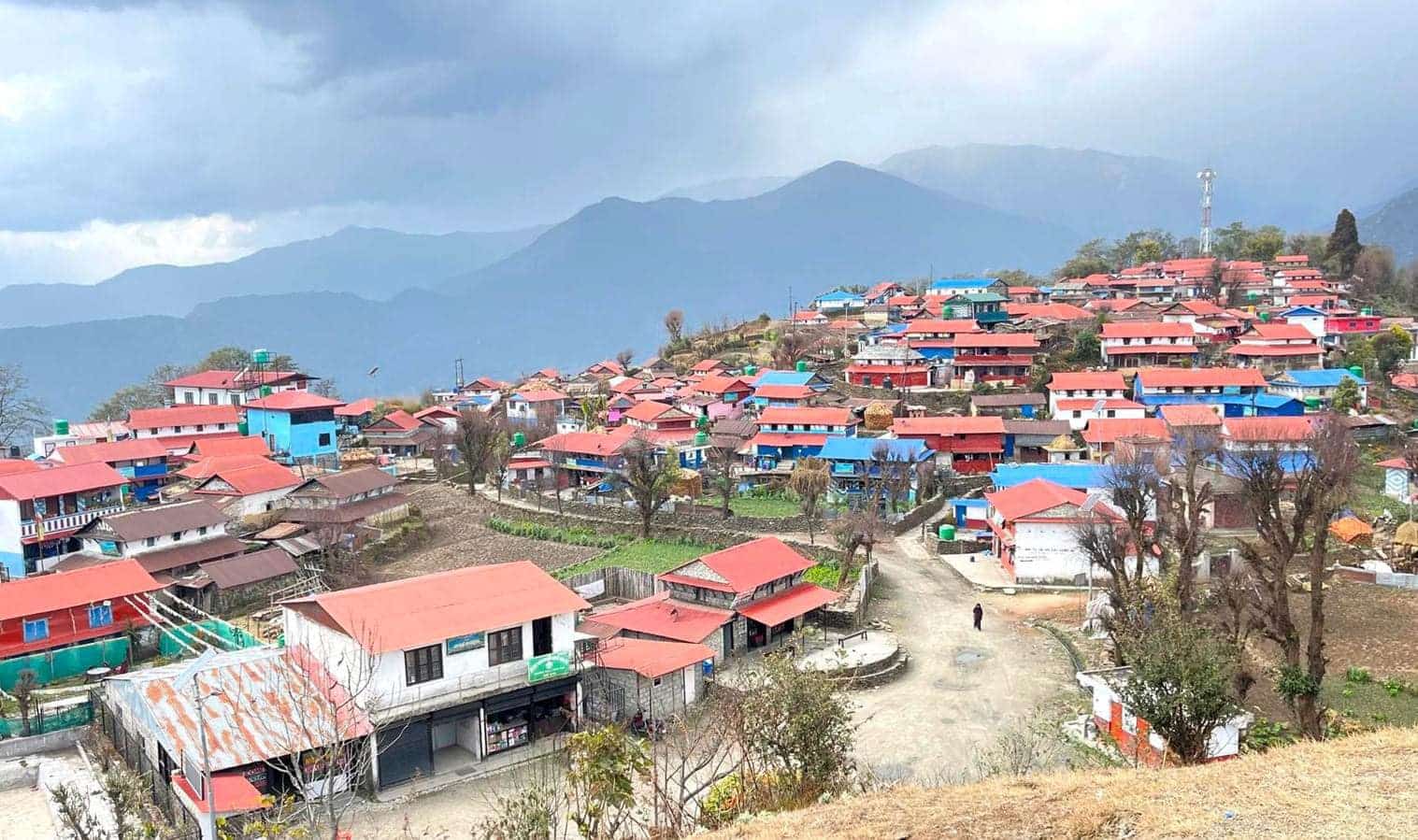 Scenic View of Ghale Gaun – A Beautiful Gurung Village in Nepal
