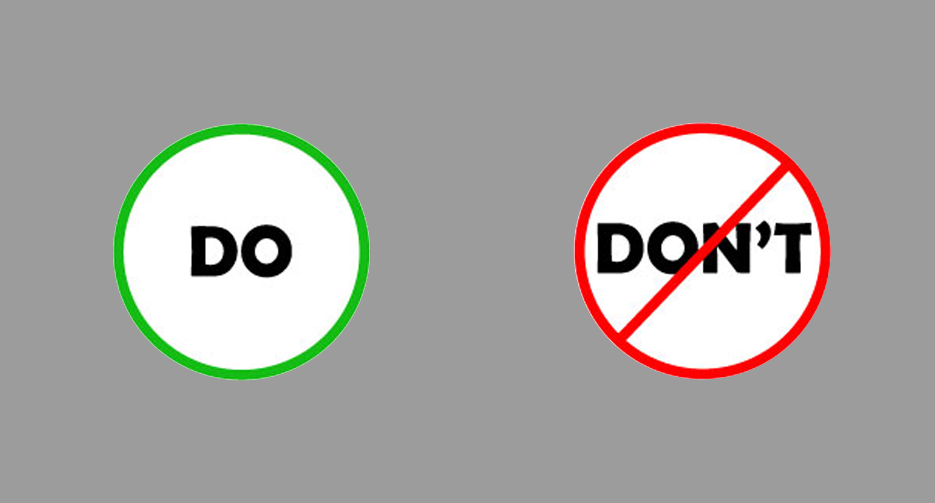 Board of Do and Donot