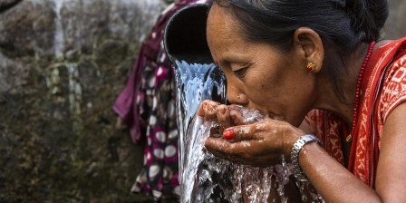 Drinking water in nepal