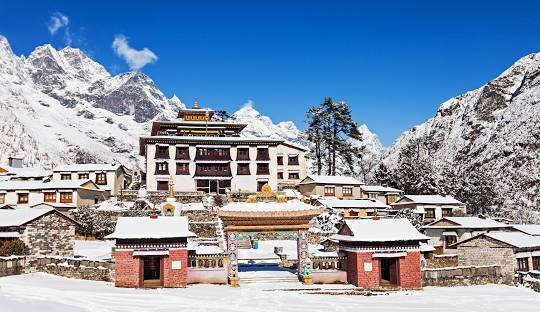 Scenic View of Tengboche