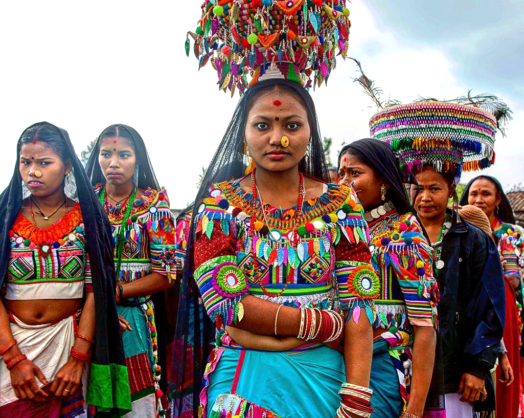 Women in Traditional Cultural Attire